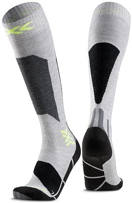Превью Носки Носки горнолыжные X-SOCKS Ski Discover OTC Jr Rhino Grey/Canary